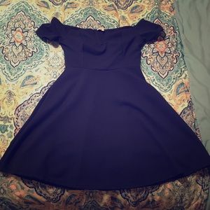 Charlotte Russe Navy Blue Dress